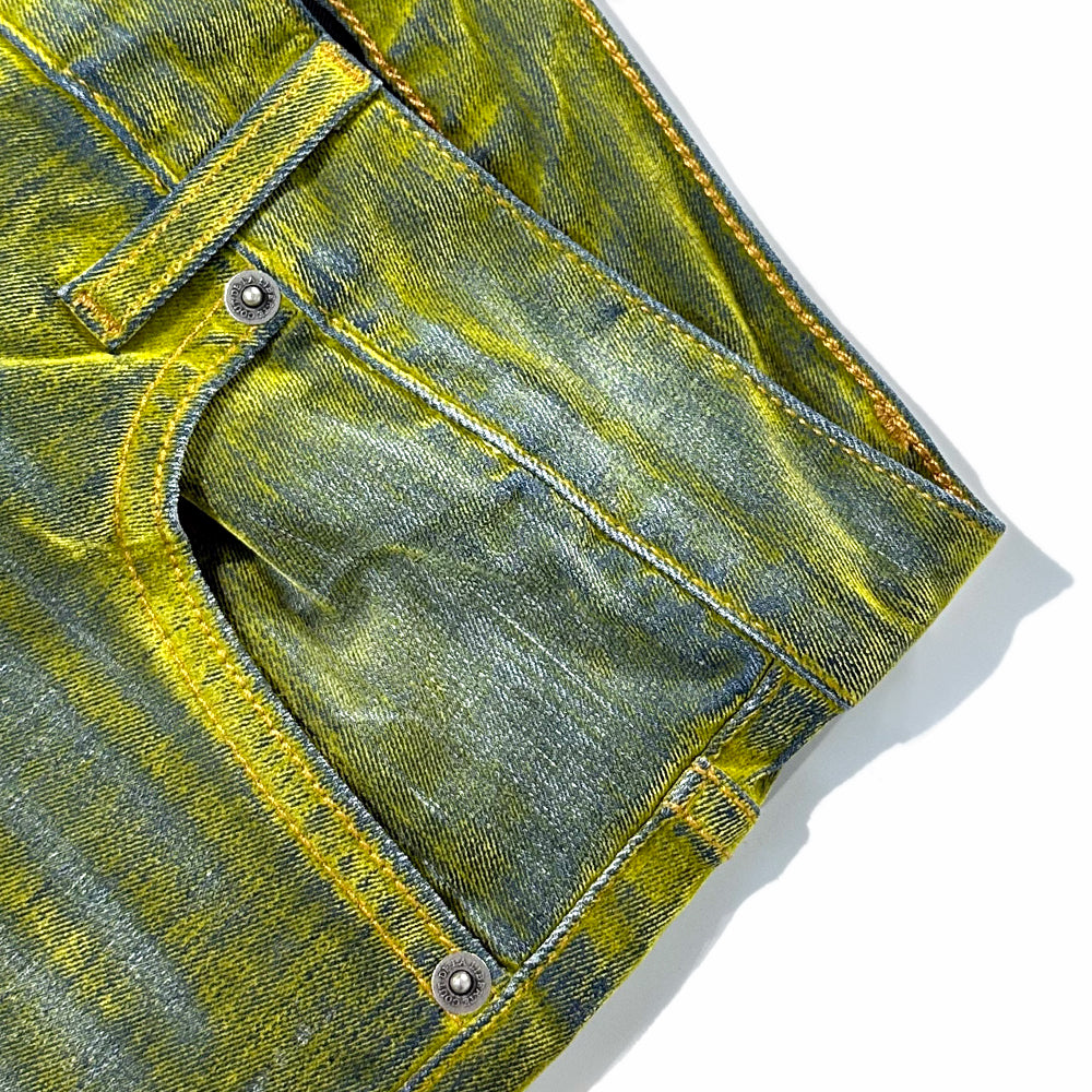 Jimmy Stretch Suede Denim Flare