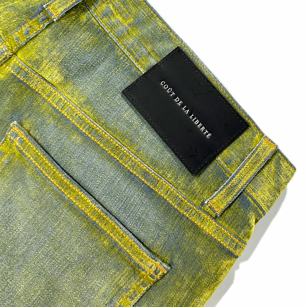 Jimmy Stretch Suede Denim Flare