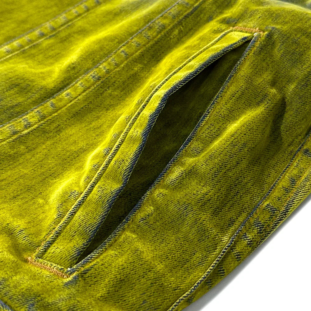 Jonny Stretch Suede Denim Trucker Jacket - Cout De La Liberte - VENTURER