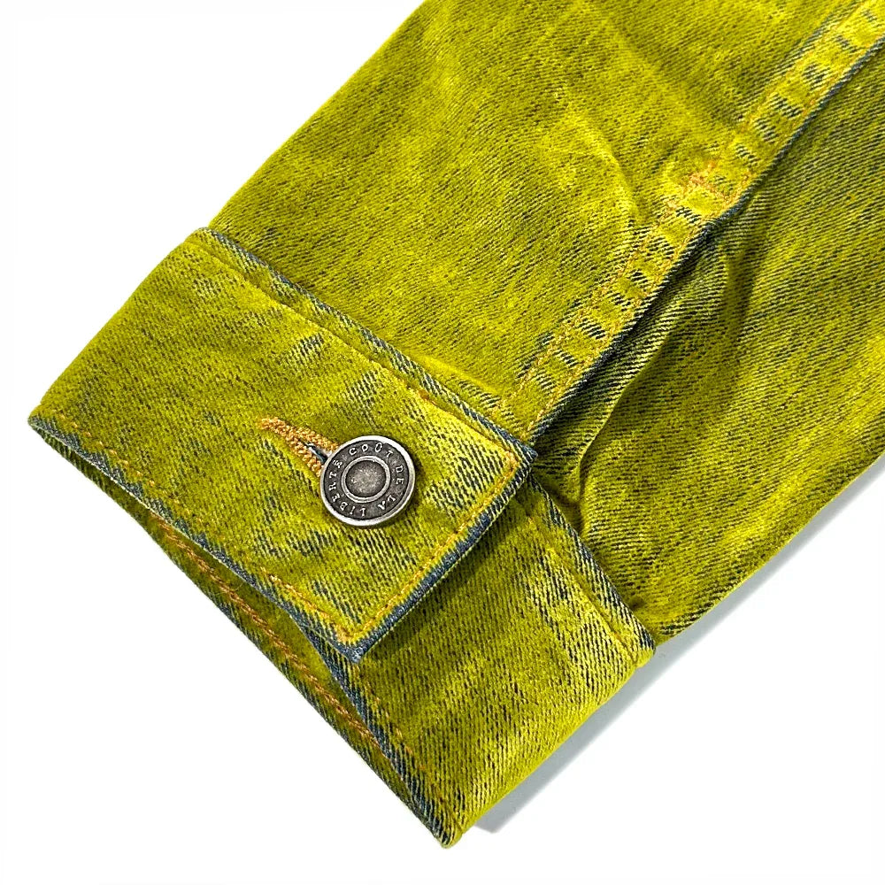 Jonny Stretch Suede Denim Trucker Jacket - Cout De La Liberte - VENTURER