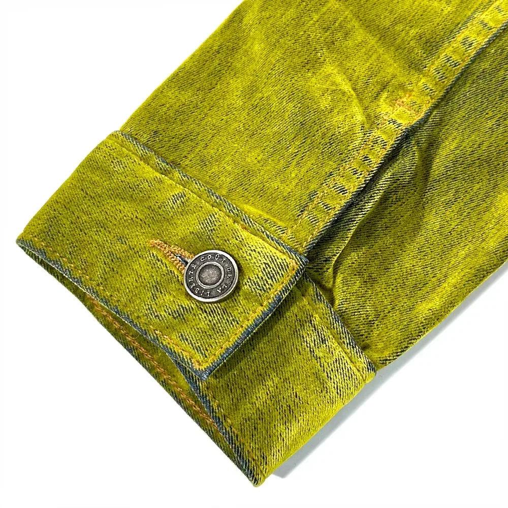 Jonny Stretch Suede Denim Trucker Jacket - Cout De La Liberte - VENTURER