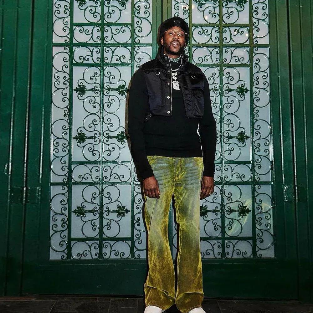 Jonny Stretch Suede Denim Trucker Jacket - Cout De La Liberte - VENTURER