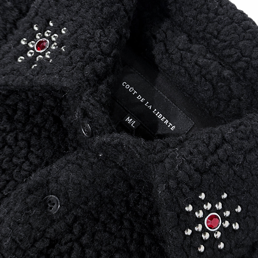 Tommy Embellished Wool Oversize Shirt - Cout De La Liberte - VENTURER