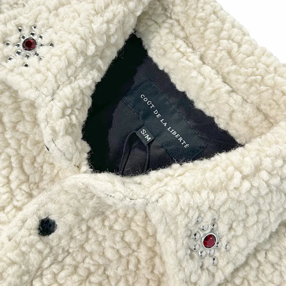 Tommy Embellished Wool Oversize Shirt - Cout De La Liberte - VENTURER