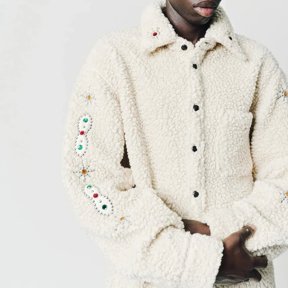 Tommy Embellished Wool Oversize Shirt - Cout De La Liberte - VENTURER