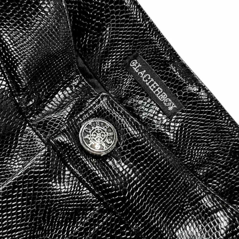 Cobra Leather Pants - GLACIERBOY - VENTURER