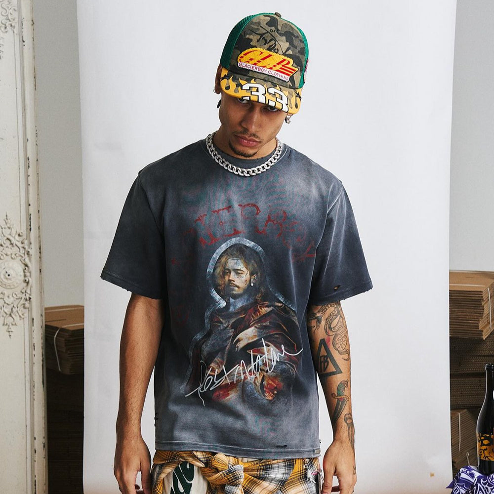 Post Malone Portrait Vintage T-Shirt