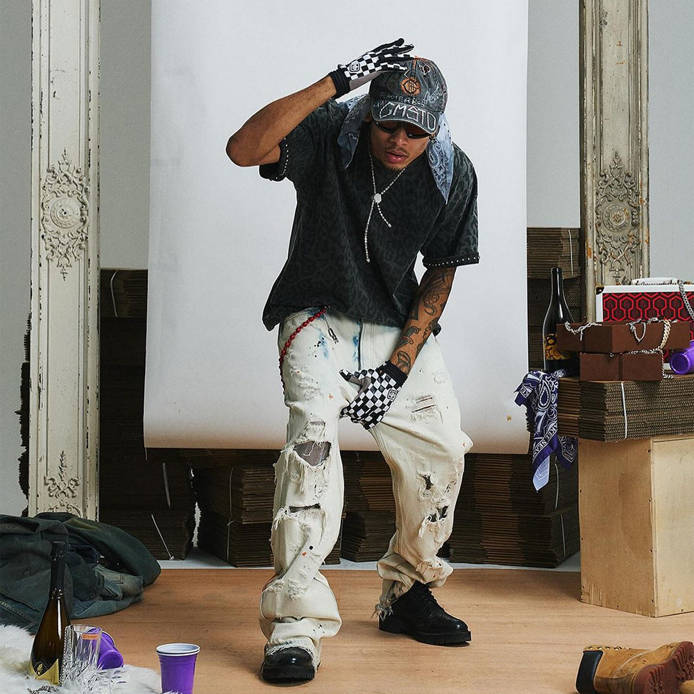 Leopard Studs T-Shirt