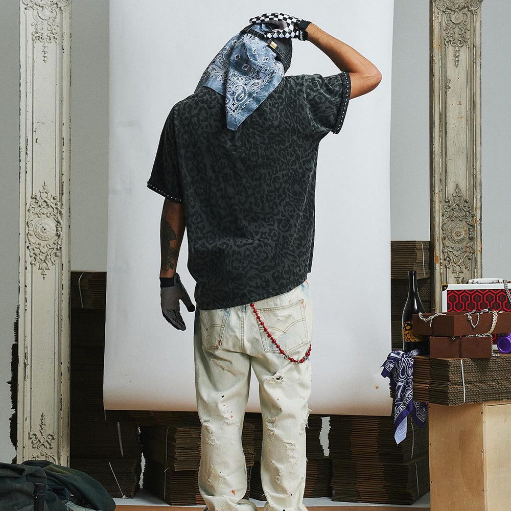 Leopard Studs T-Shirt