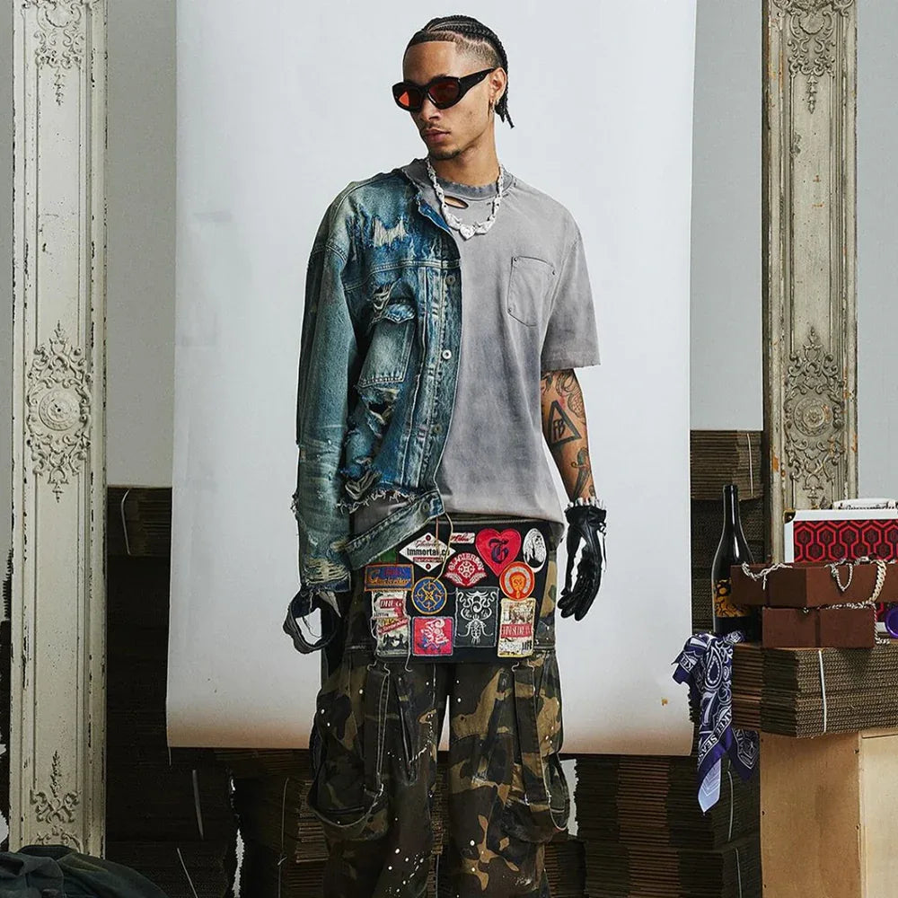 Vintage Studs T-Shirt - GLACIERBOY - VENTURER