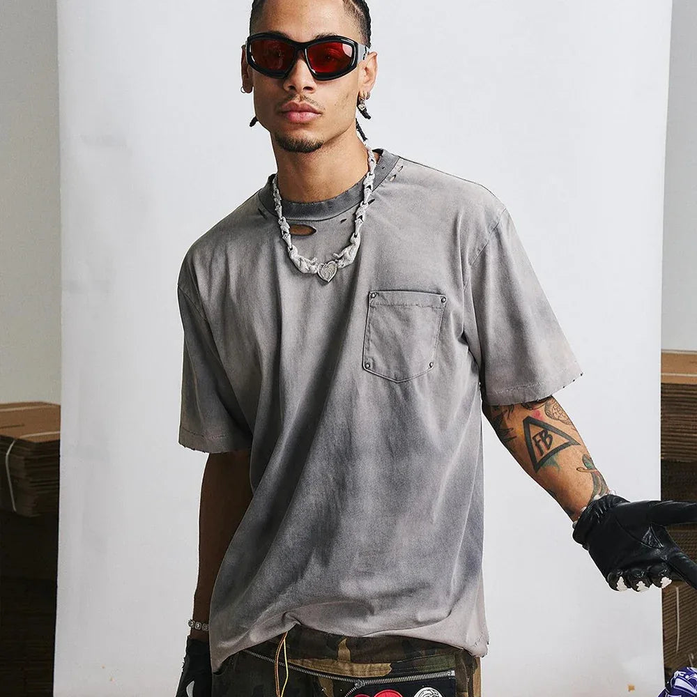 Vintage Studs T-Shirt - GLACIERBOY - VENTURER