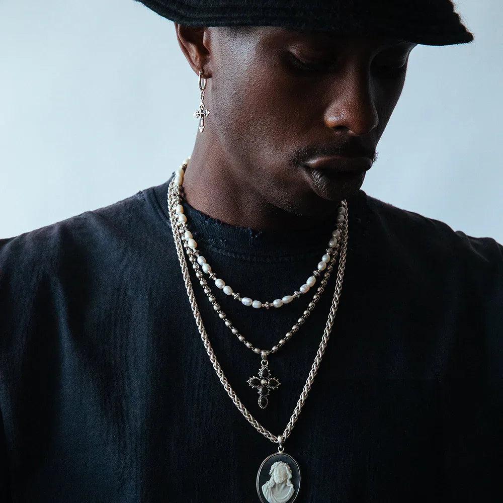 Ridged Pearl Necklace - FOR THOSE WHO SIN - VENTURER