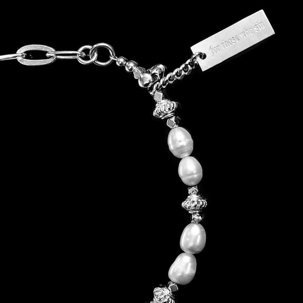 Ridged Pearl Bracelet - FOR THOSE WHO SIN - VENTURER