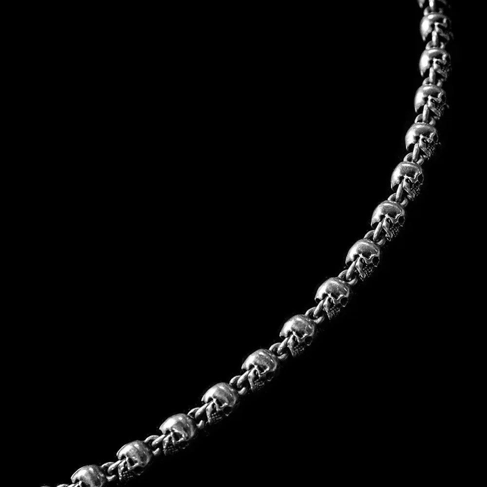 Skull Link Chain Necklace - FOR THOSE WHO SIN - VENTURER