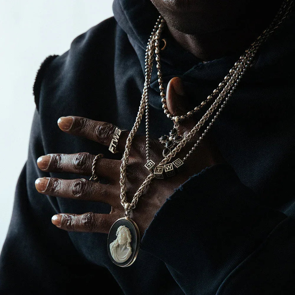 FTWS Block Charm Necklace - FOR THOSE WHO SIN - VENTURER