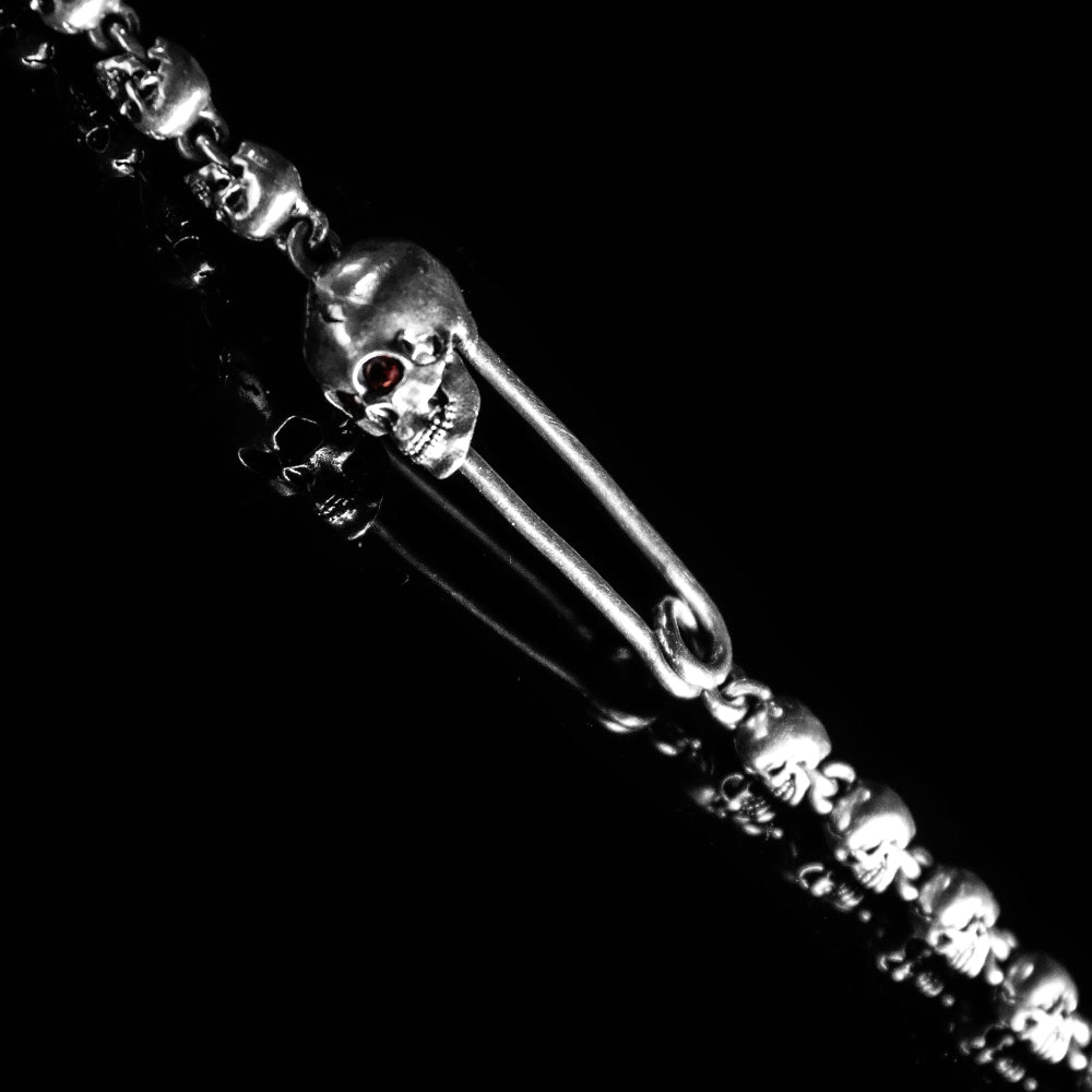 Skull Pin Bracelet