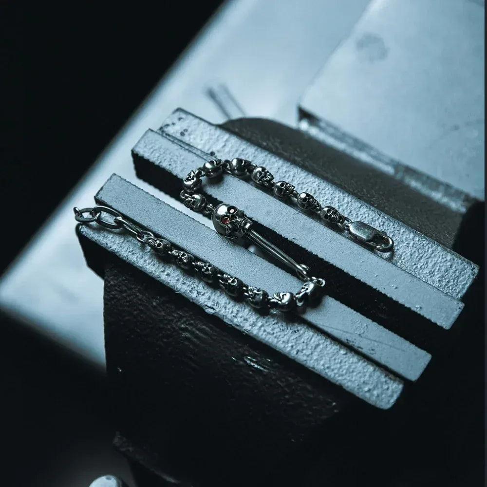Skull Pin Bracelet - FOR THOSE WHO SIN - VENTURER