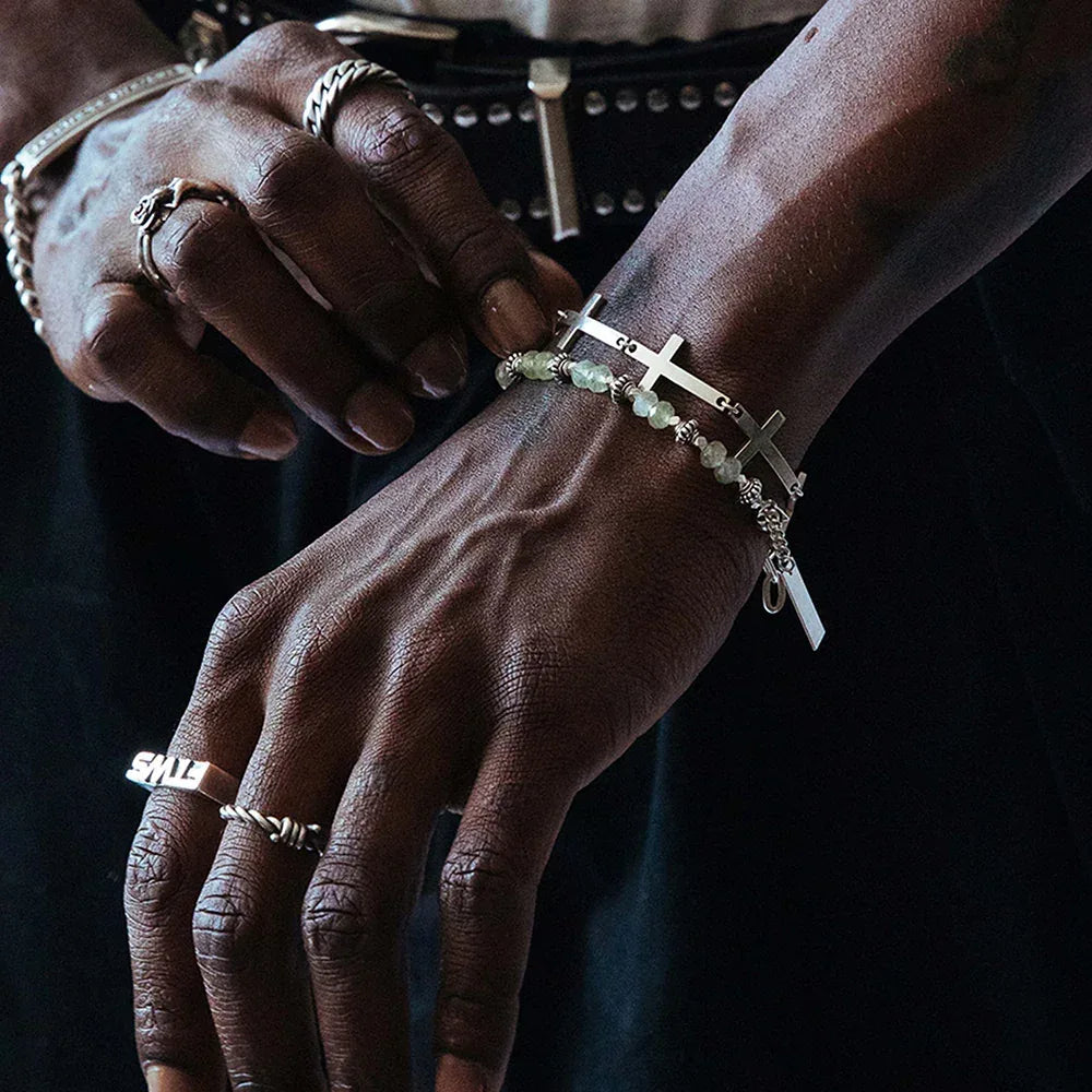 Sanctified Cross Bracelet - FOR THOSE WHO SIN - VENTURER