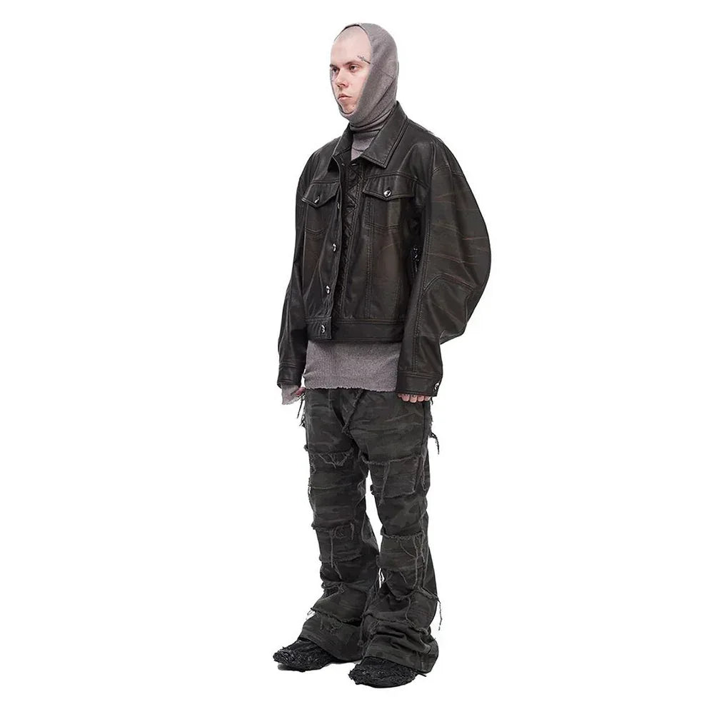 Camo Denim Pants - BLR BLUER - VENTURER