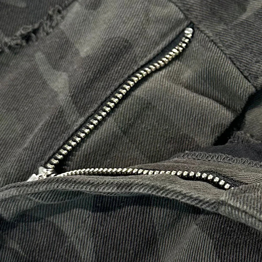 Camo Denim Pants - BLR BLUER - VENTURER