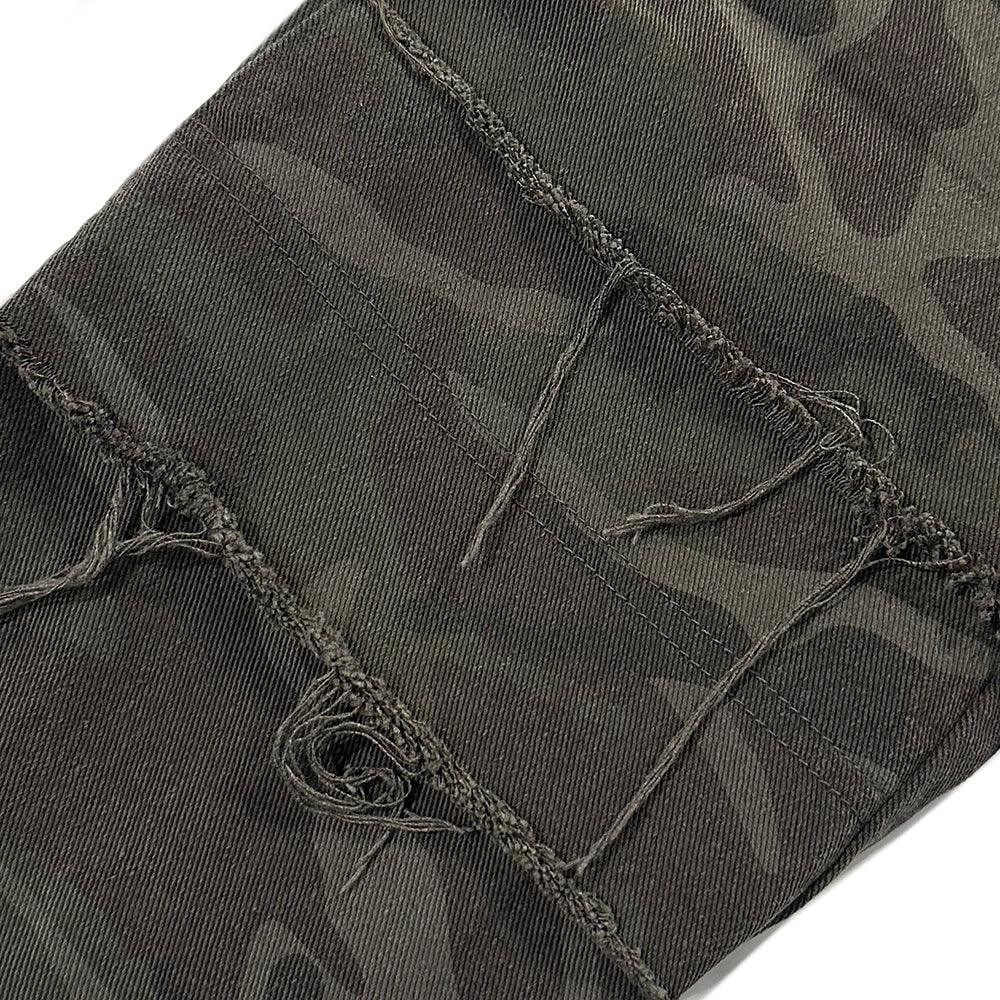 Camo Denim Pants - BLR BLUER - VENTURER