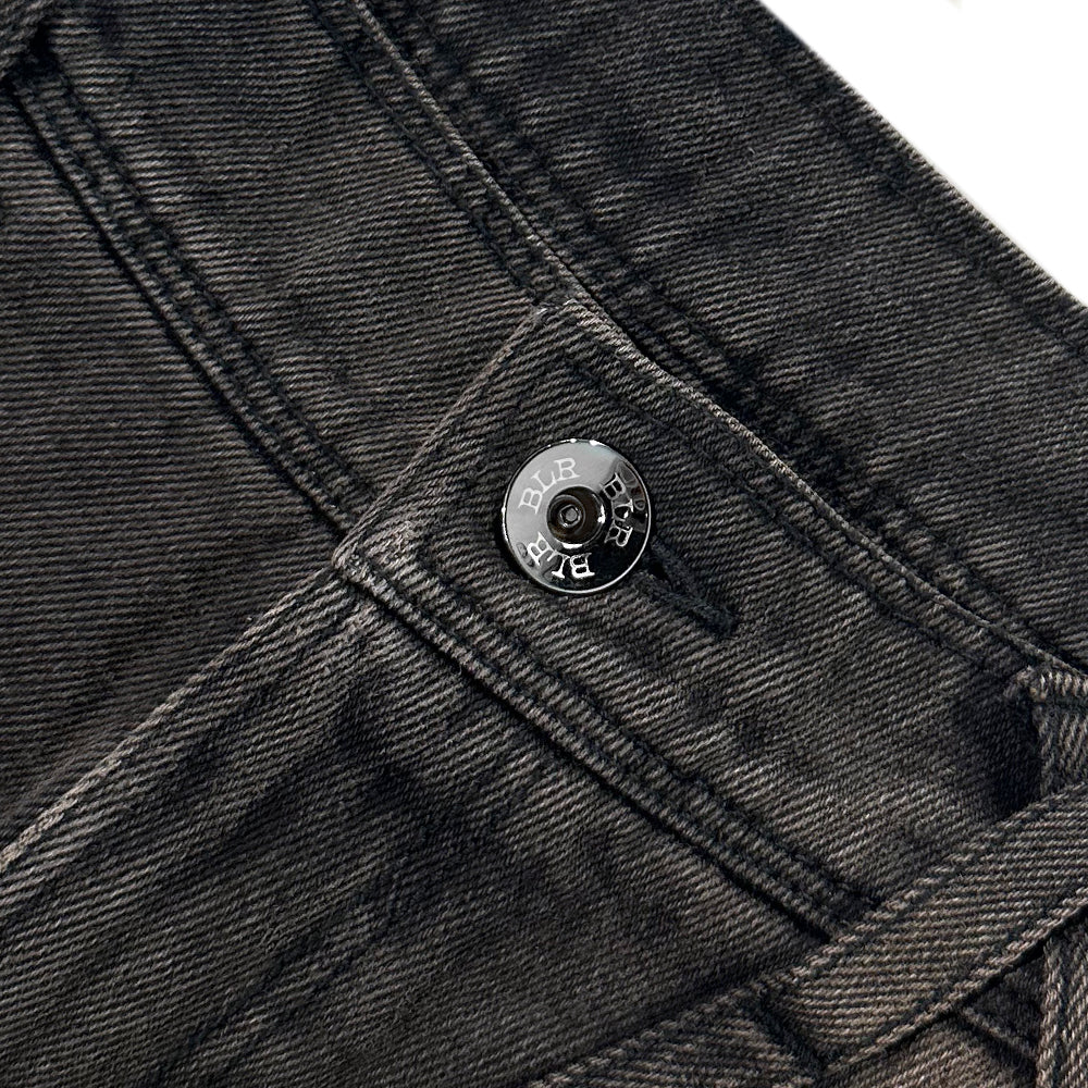 Overdyed Multi Pocket Cargo Denim Pants