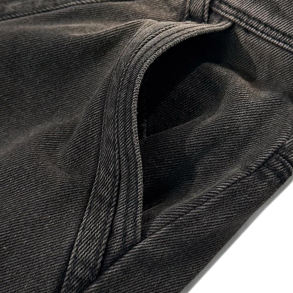 Overdyed Multi Pocket Cargo Denim Pants - BLR BLUER - VENTURER