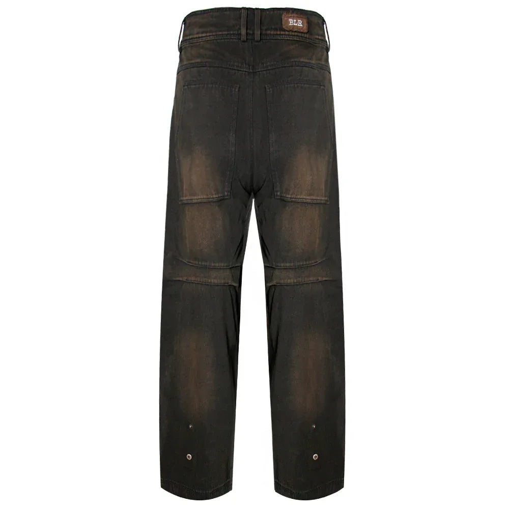 Destroyed Hidden Pocket Carpenter Pants - BLR BLUER - VENTURER