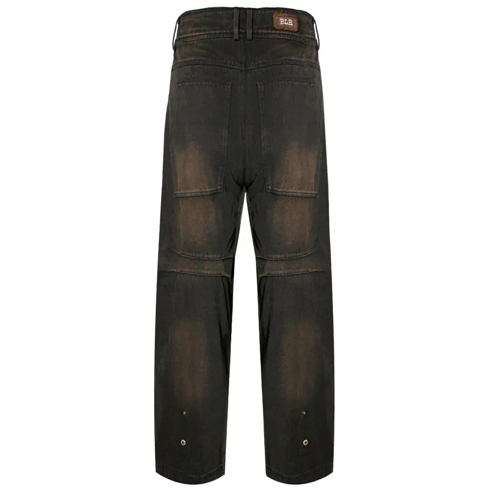 Destroyed Hidden Pocket Carpenter Pants - BLR BLUER - VENTURER