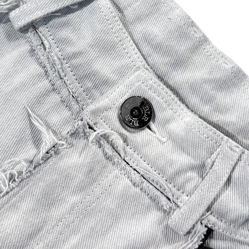 Damaged Double Grunge Denim Pants - BLR BLUER - VENTURER