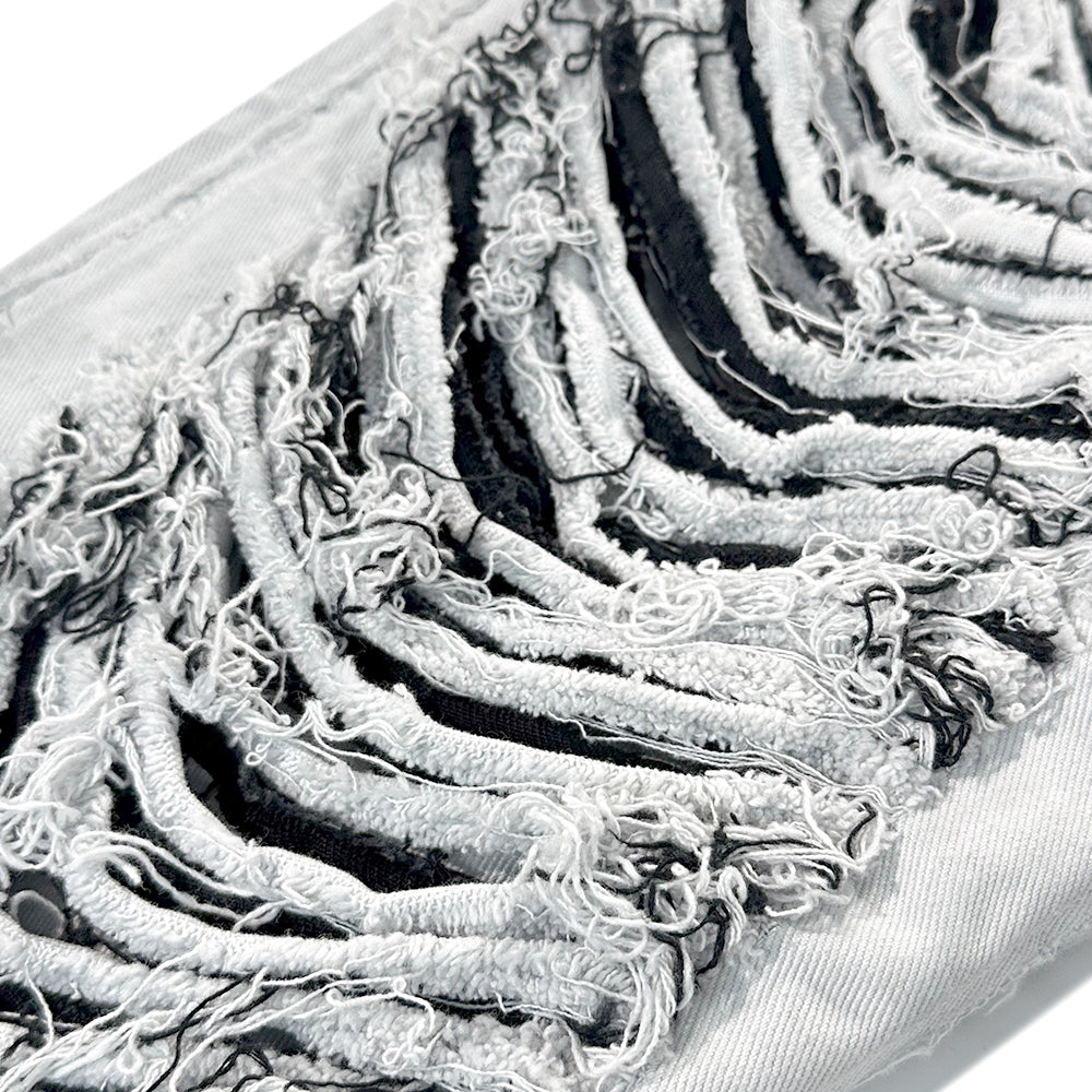 Damaged Double Grunge Denim Pants