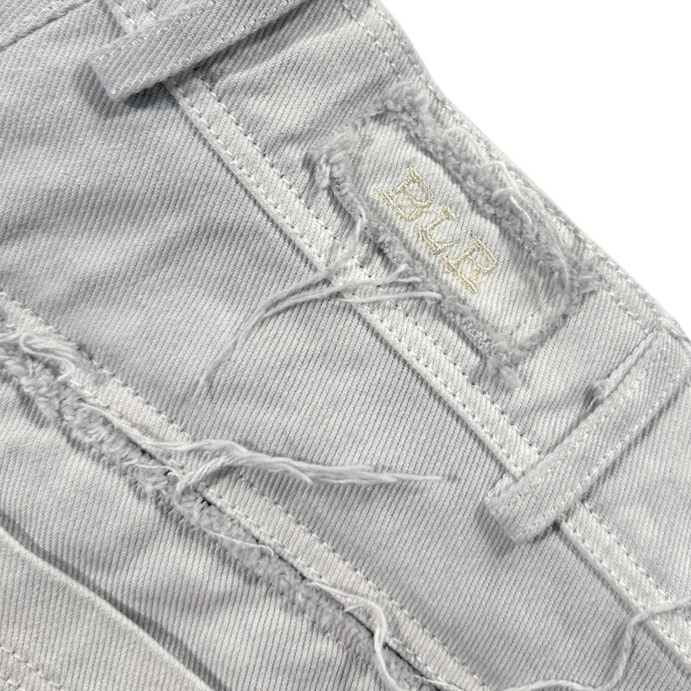 Damaged Double Grunge Denim Pants - BLR BLUER - VENTURER