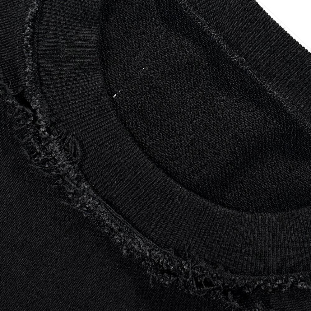 Raw Cut Neck Detailed Sweatshirt - BLR BLUER - VENTURER