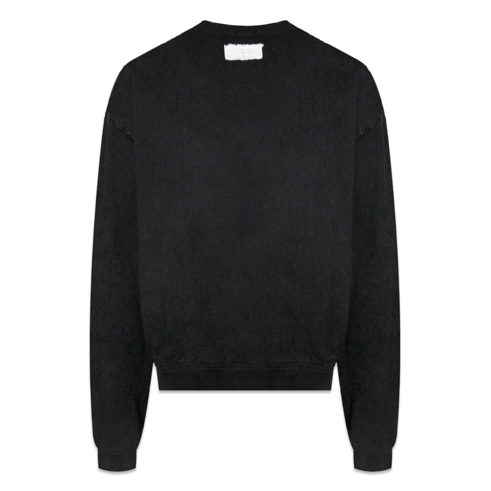 Raw Cut Neck Detailed Sweatshirt