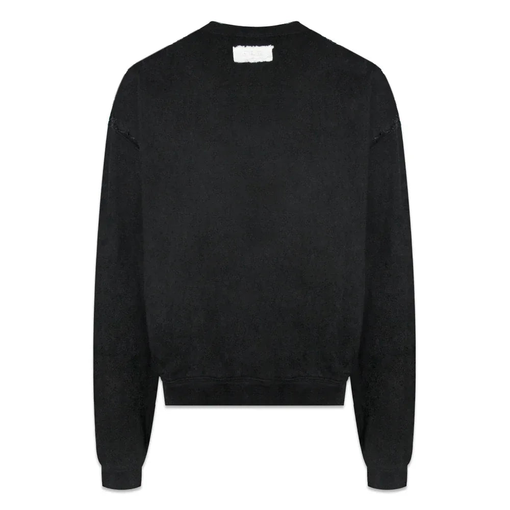 Raw Cut Neck Detailed Sweatshirt - BLR BLUER - VENTURER