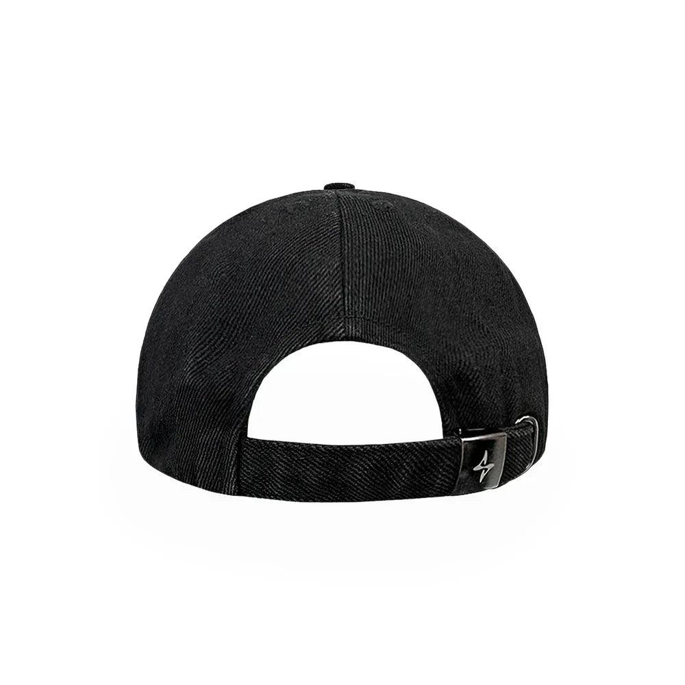 Curved Logo Damaged Denim Cap - BLR BLUER - VENTURER