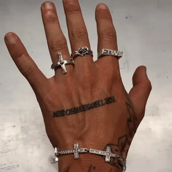 Speed Ring with CZ stones - FOR THOSE WHO SIN - VENTURER