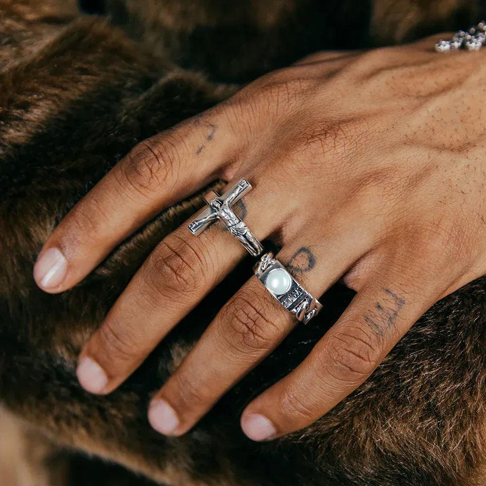Holy Mountain Jesus Ring - FOR THOSE WHO SIN - VENTURER