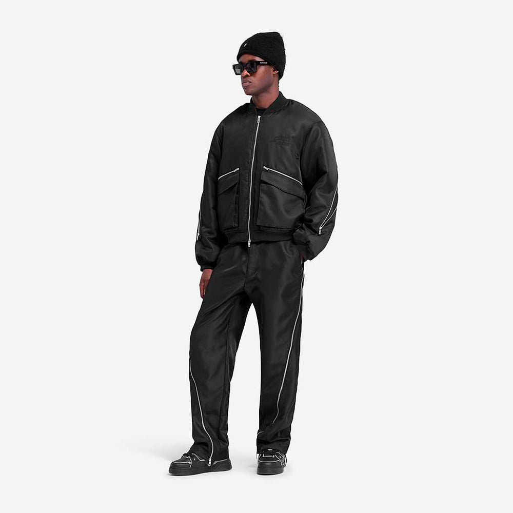 Zip Back Bomber Jacket