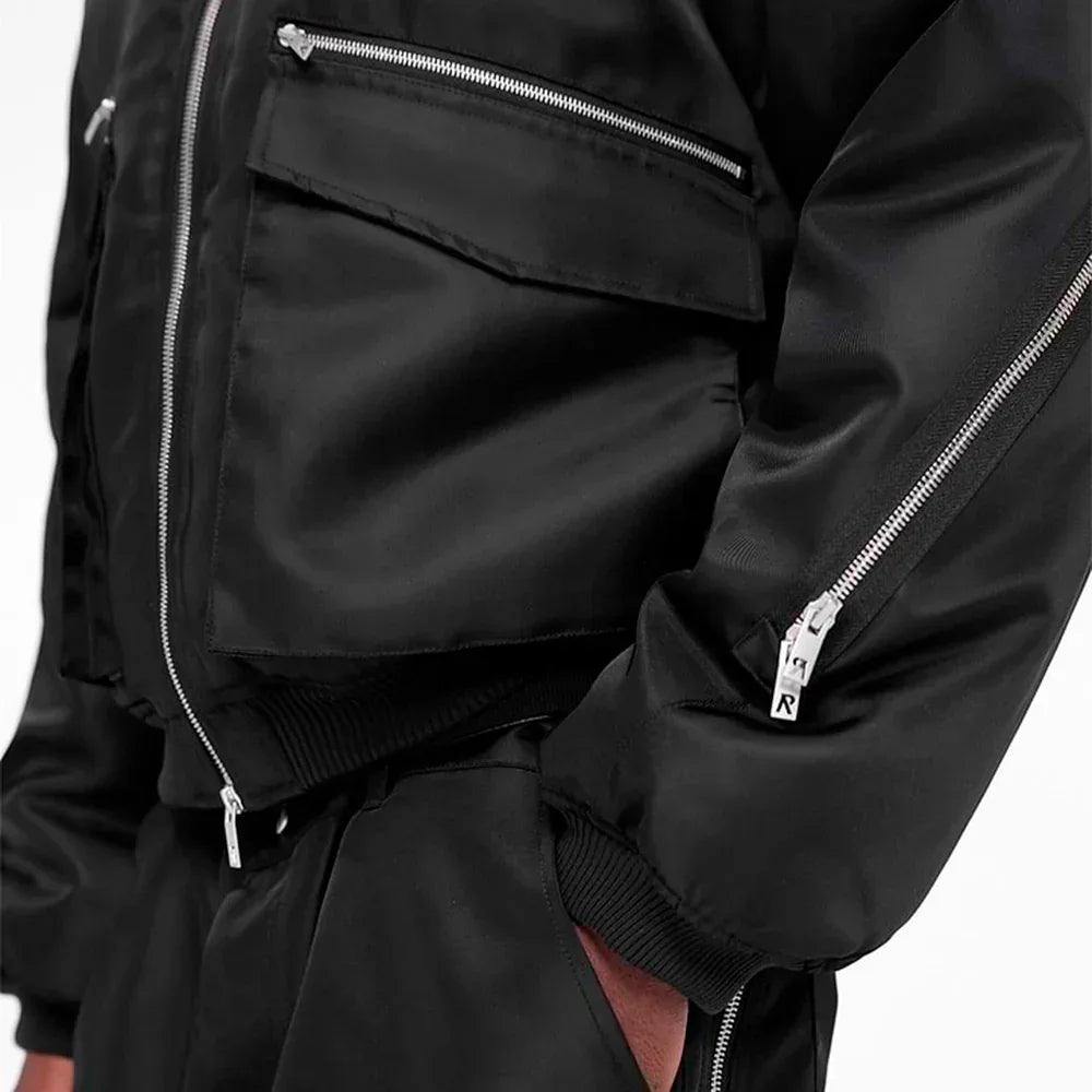 Zip Back Bomber Jacket - REPRESENT - VENTURER