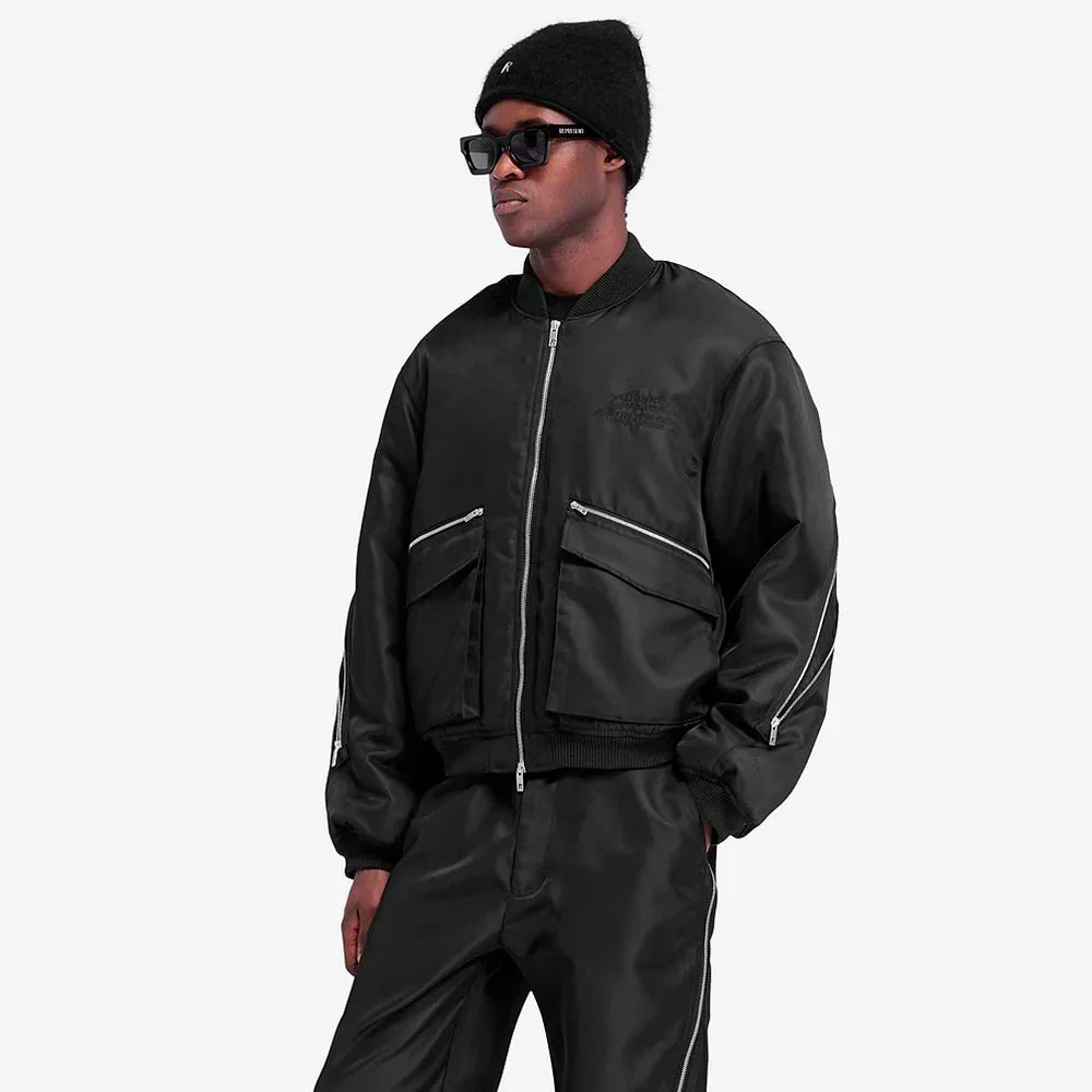 Zip Back Bomber Jacket - REPRESENT - VENTURER