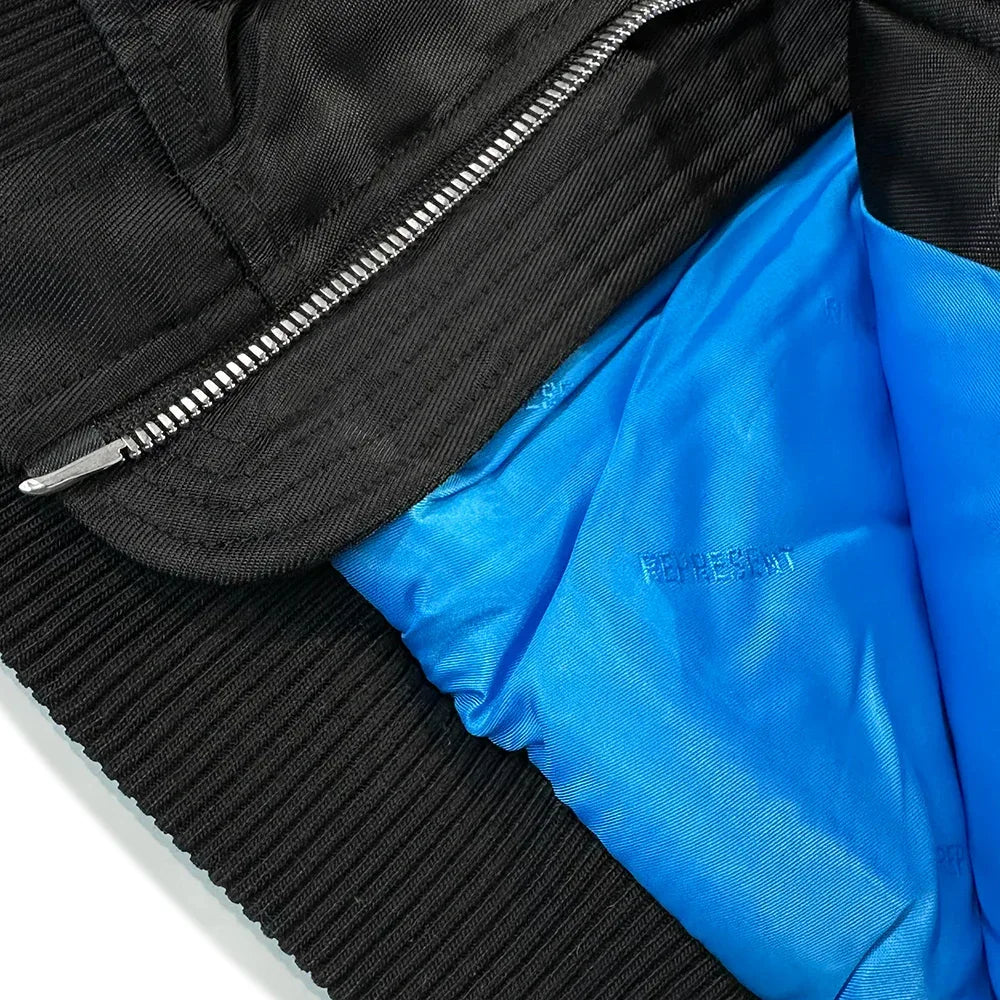 Zip Back Bomber Jacket - REPRESENT - VENTURER