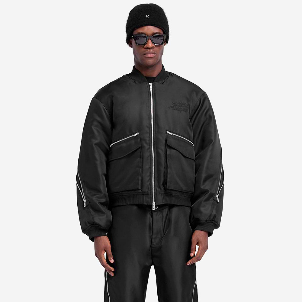 Zip Back Bomber Jacket