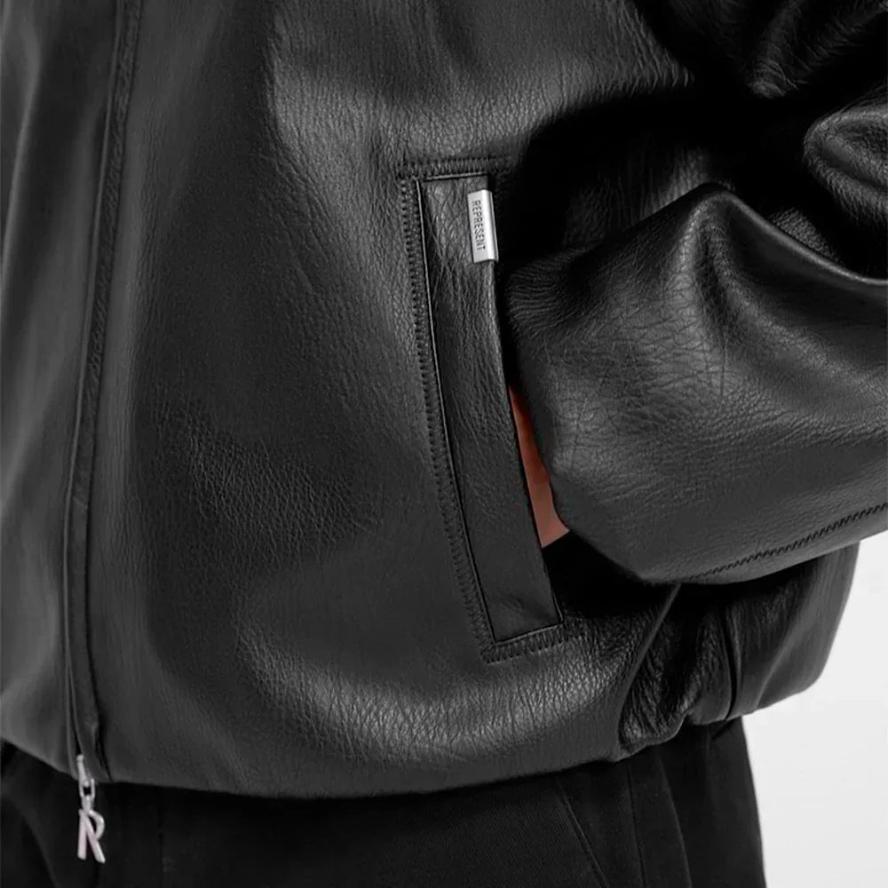 Faux Leather Bomber - REPRESENT - VENTURER