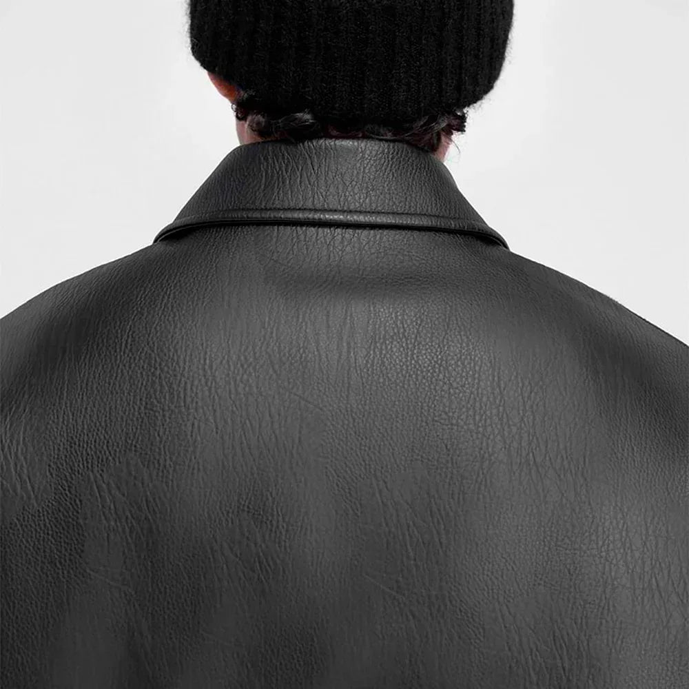 Faux Leather Bomber - REPRESENT - VENTURER