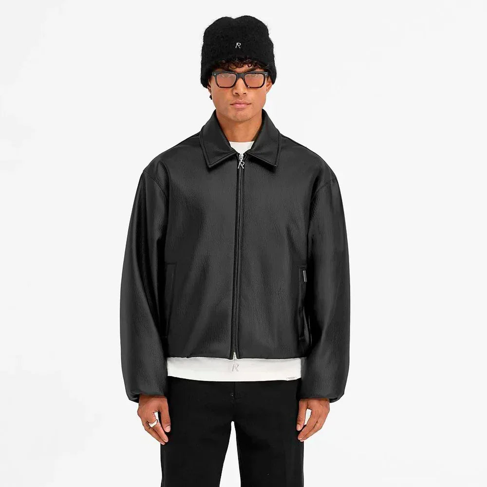 Faux Leather Bomber - REPRESENT - VENTURER