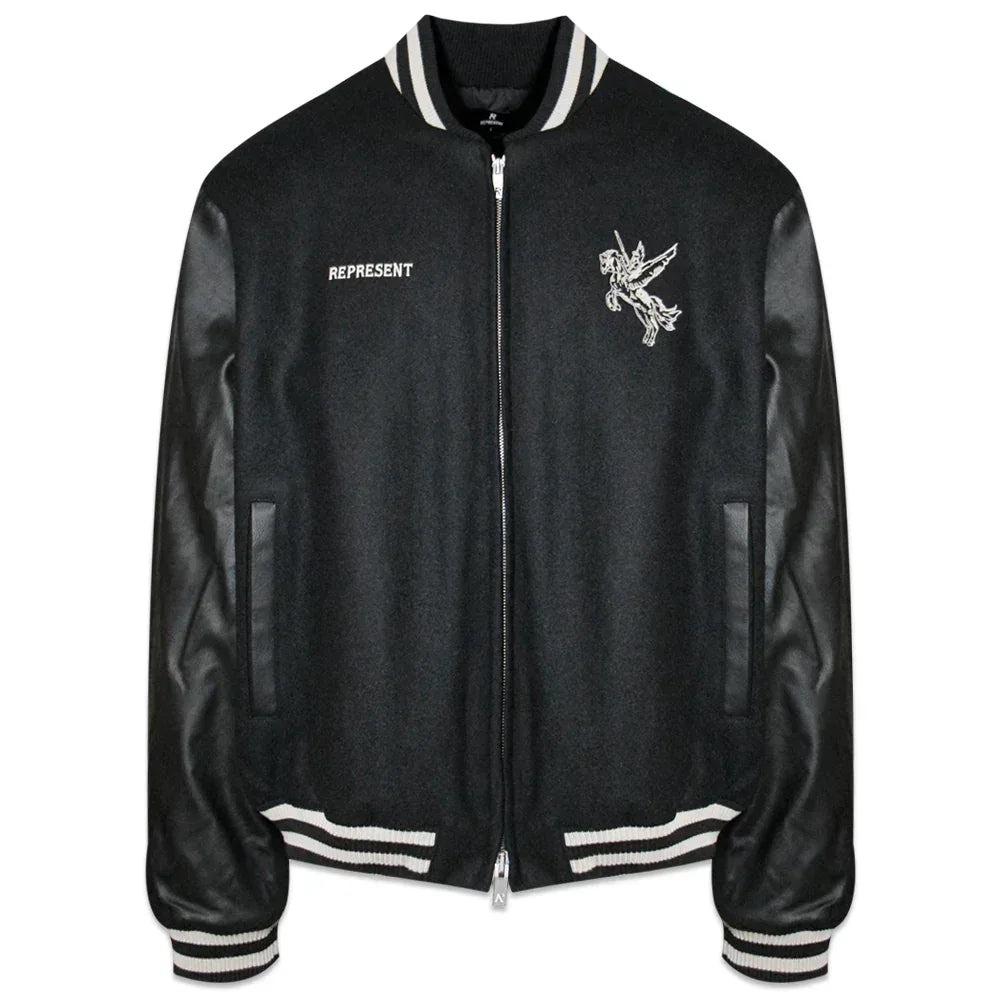 Mascot Wool Varsity Jacket - REPRESENT - VENTURER