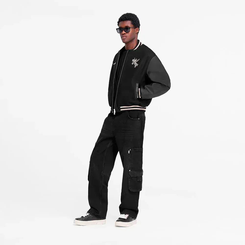 Mascot Wool Varsity Jacket - REPRESENT - VENTURER