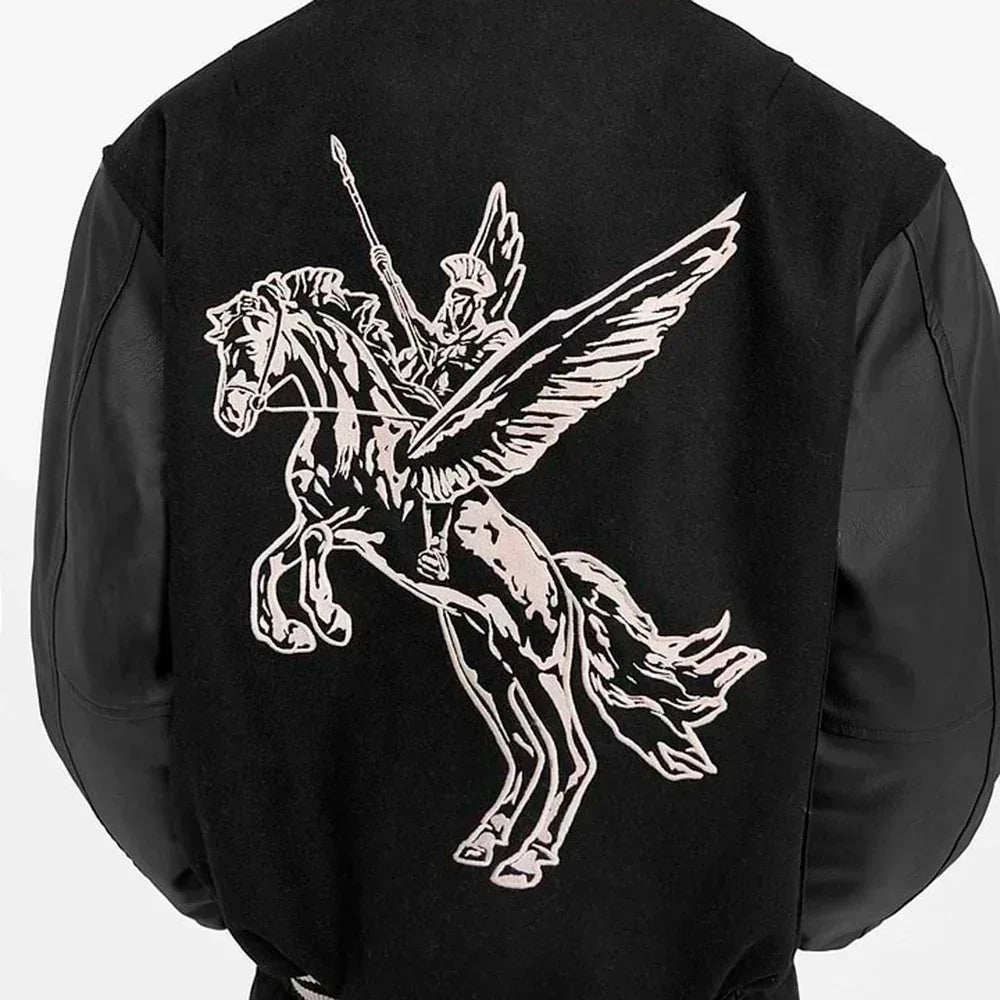 Mascot Wool Varsity Jacket - REPRESENT - VENTURER