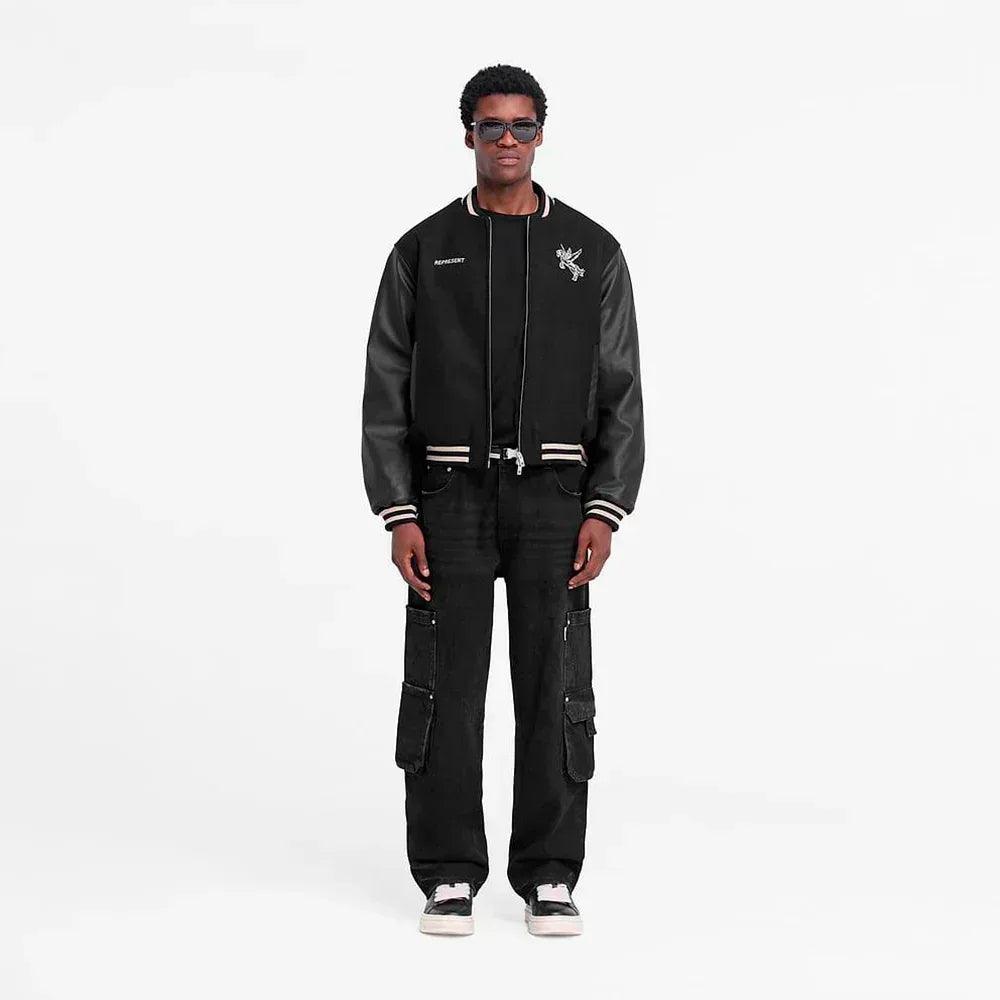 Mascot Wool Varsity Jacket - REPRESENT - VENTURER